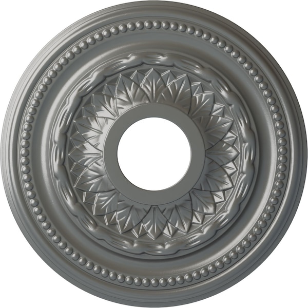 Ekena Millwork Galway Ceiling Medallion (Fits Canopies up to 3 1/4"), 15 3/4"OD x 3 1/4"ID x 1"P, Silver CM15GASLS - main